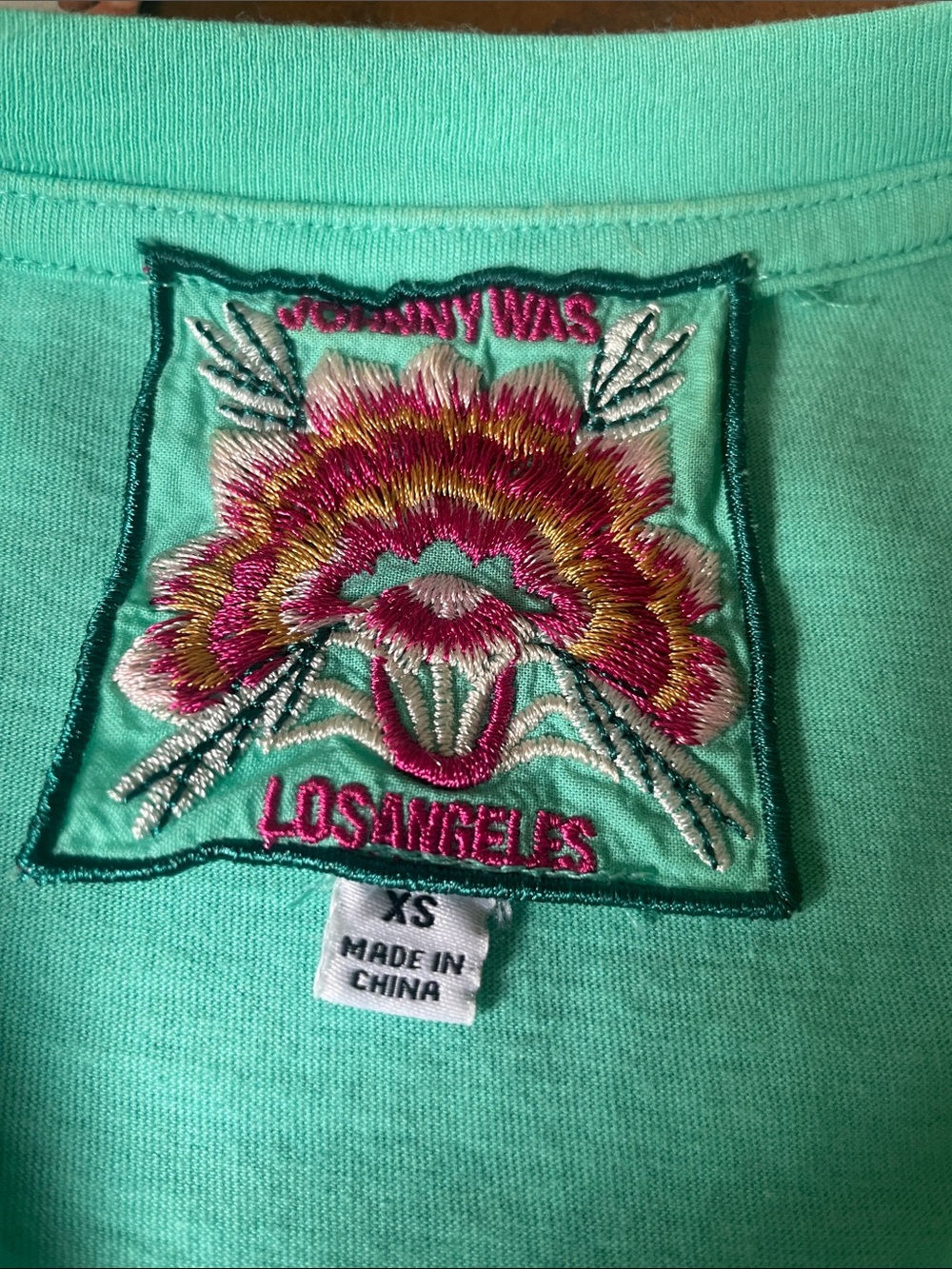 Johnny Was Embroidered “Dreamer” tee shirt - Picture 7 of 7